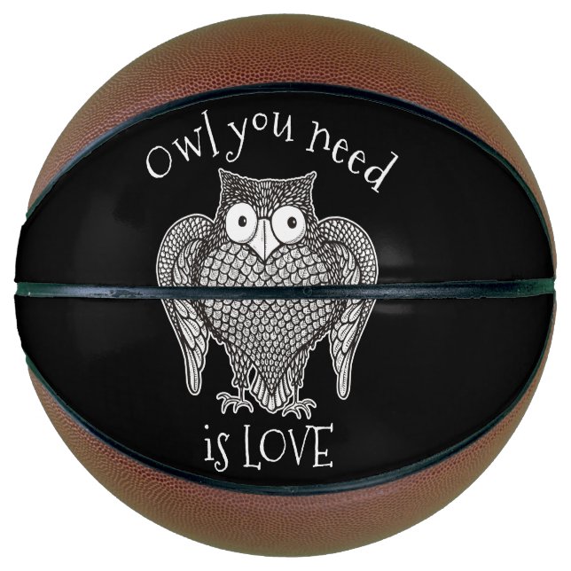 Ballon De Basket Chouette dont vous avez besoin (Devant)