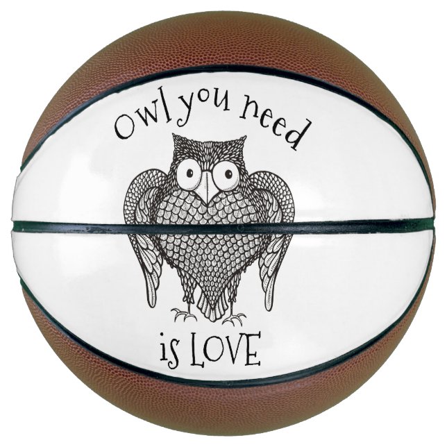 Ballon De Basket Chouette dont vous avez besoin (Devant)