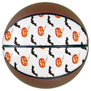 Ballon De Basket Citrouilles et chauves-souris d'Halloween, Trou ou