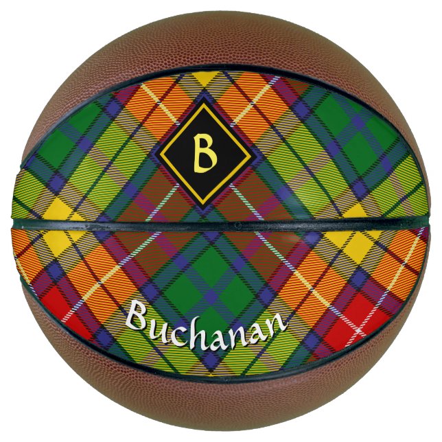 Ballon De Basket Clan Buchanan Tartan (Devant)