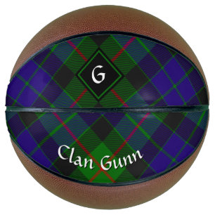 Ballon De Basket Clan Gunn Tartan Basket