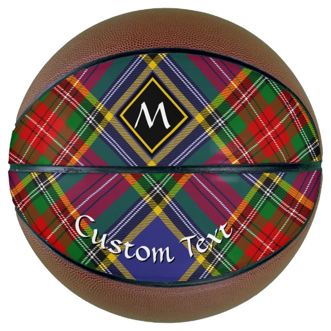 Ballon De Basket Clan MacBeth Tartan Basket (Devant)