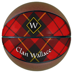 Ballon De Basket Clan Wallace Tartan Basket