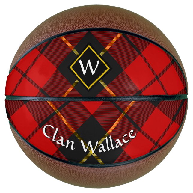 Ballon De Basket Clan Wallace Tartan Basket (Devant)