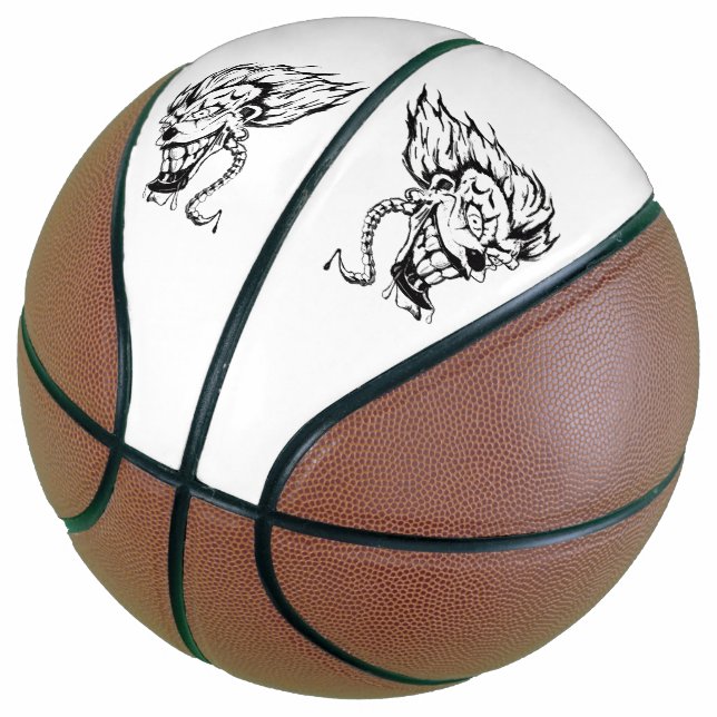 Ballon De Basket Clown Evil Custom Fullsize Basketball (Incliné)