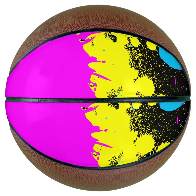 Ballon De Basket CMYK Splash (Devant)