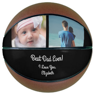 Ballon De Basket Collage photo moderne Meilleure Fête des pères pap