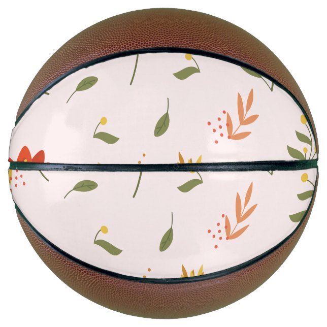 Ballon De Basket collection de fleurs (Devant)