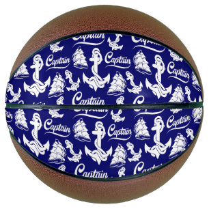 Ballon De Basket Conception nautique d'ancre de voilier capitaine