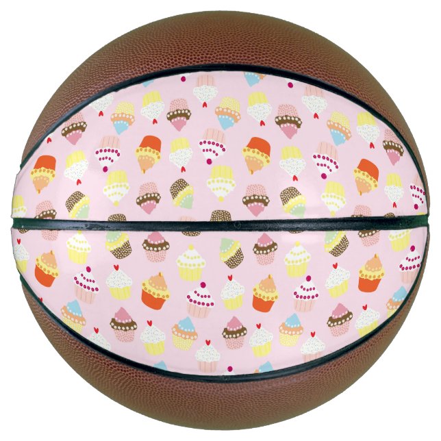 Ballon De Basket Cupcake Party Basket (Devant)
