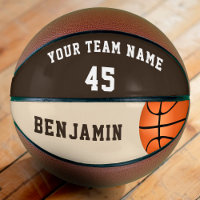 Custom Basketball with Name Number