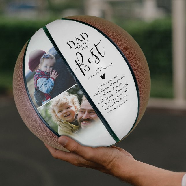 Ballon De Basket DAD 'You Are The Best' Photos Nom et devis (Créateur téléchargé)