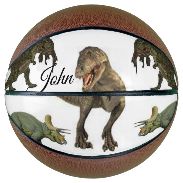 Ballon De Basket Dinosaure de basket-ball (Devant)