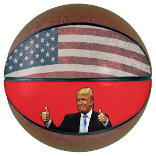 Ballon De Basket DONALD TRUMP Basketball PATRIOTIQUE