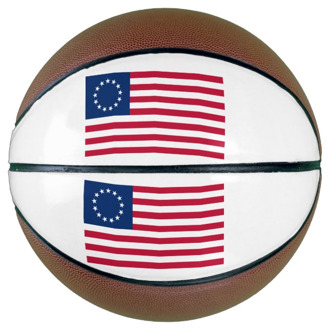 Ballon De Basket Drapeau américain Betsy Ross (Devant)
