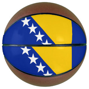 Ballon De Basket Drapeau de Bosnie-Herzégovine