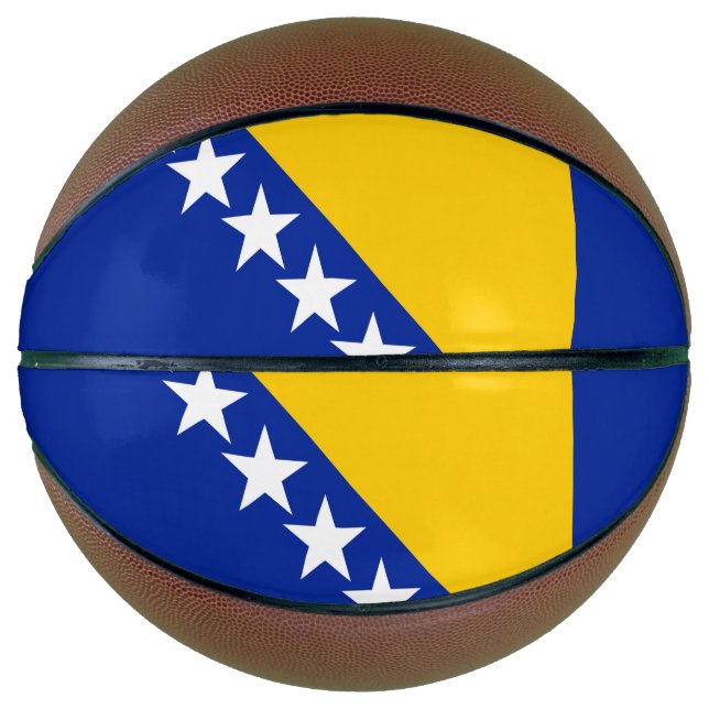 Ballon De Basket Drapeau de Bosnie-Herzégovine (Devant)