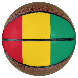 Ballon De Basket Drapeau de Guinée