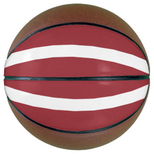 Ballon De Basket Drapeau de la Lettonie