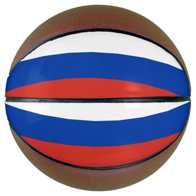 Ballon De Basket Drapeau de la Russie (Devant)