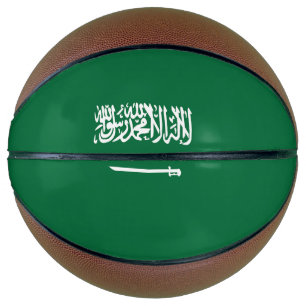Ballon De Basket Drapeau de l'Arabie saoudite