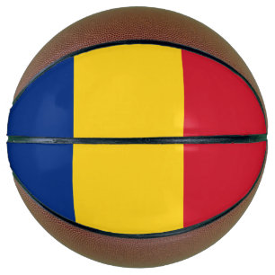 Ballon De Basket Drapeau de Roumanie