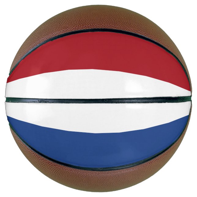 Ballon De Basket Drapeau des Pays-Bas (Devant)