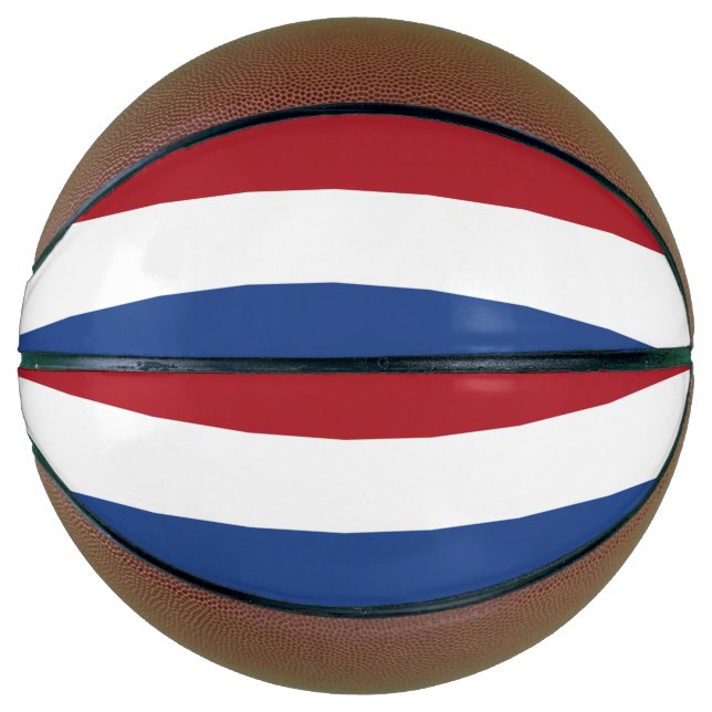 Ballon De Basket Drapeau des Pays-Bas (Devant)