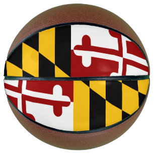 Ballon De Basket Drapeau du Maryland
