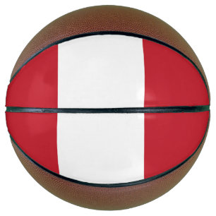 Ballon De Basket Drapeau du Pérou