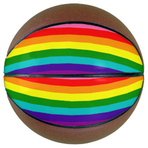 Ballon De Basket drapeau gay Rainbow LGBT Basket-ball