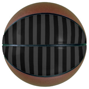 Ballon De Basket Elagnat Black & Smoky Black Vertical Stripes