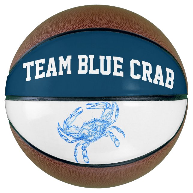 Ballon De Basket équipe crabe bleu (Devant)