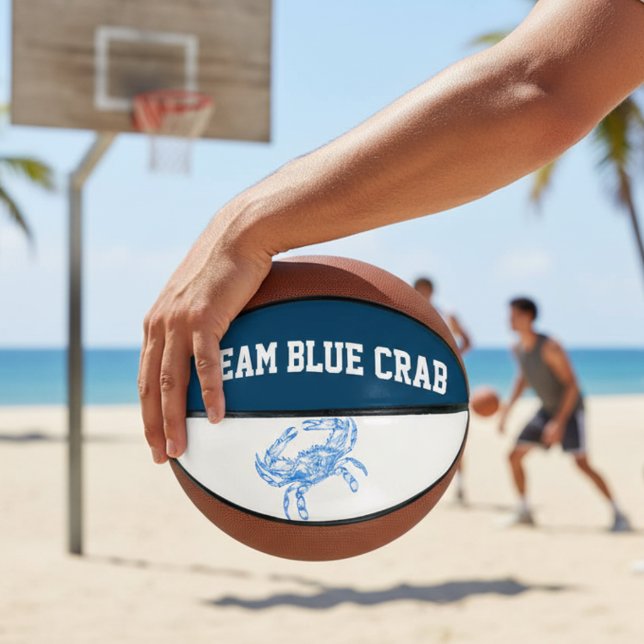 Ballon De Basket équipe crabe bleu (Créateur téléchargé)