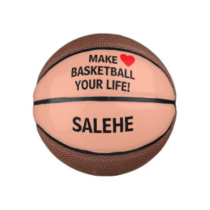 Ballon De Basket Faites du basket-ball votre vie!™ Custom Mini Bask