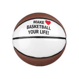 Ballon De Basket Faites du basket-ball votre vie!™ Custom Mini Bask