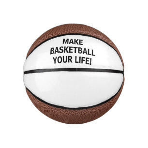 Ballon De Basket Faites du basket-ball votre vie!™ Custom Mini Bask