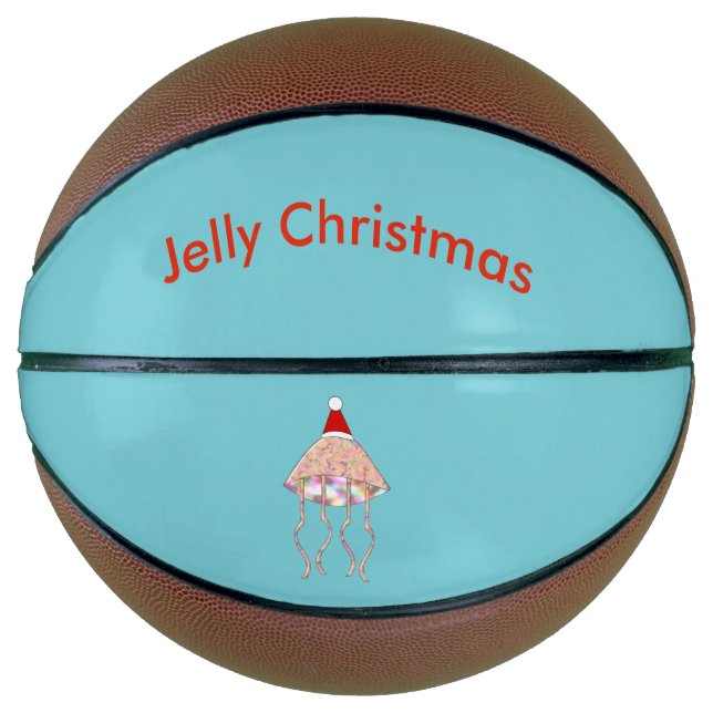 Ballon De Basket Fête de Noël Jellyfish Basketballs (Devant)