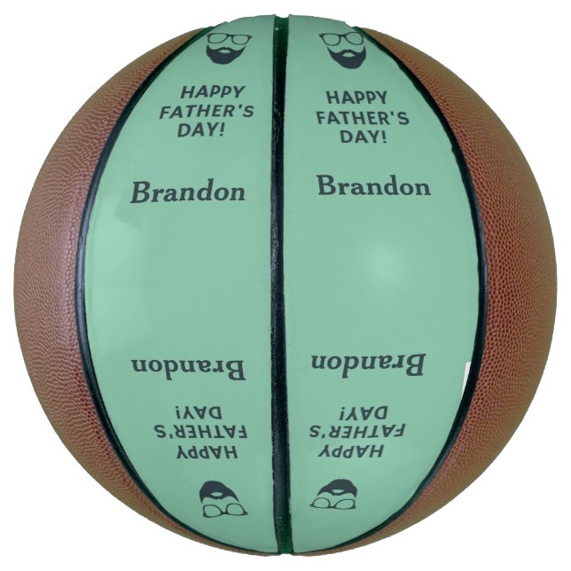 Ballon De Basket Fête des pères Beardman (Vertical)