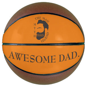 Ballon De Basket Fête des pères de père légendaire et élégant moder