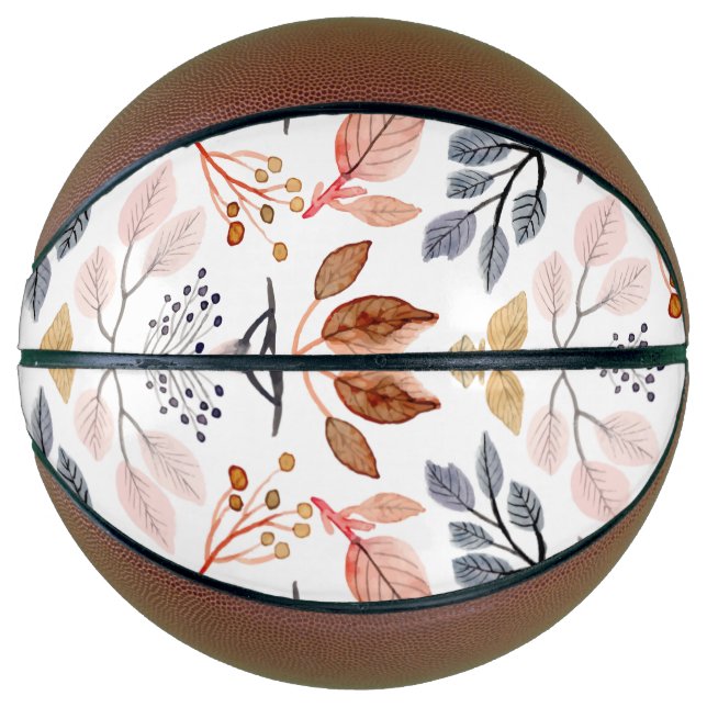 Ballon De Basket feuilles d'arbre (Devant)