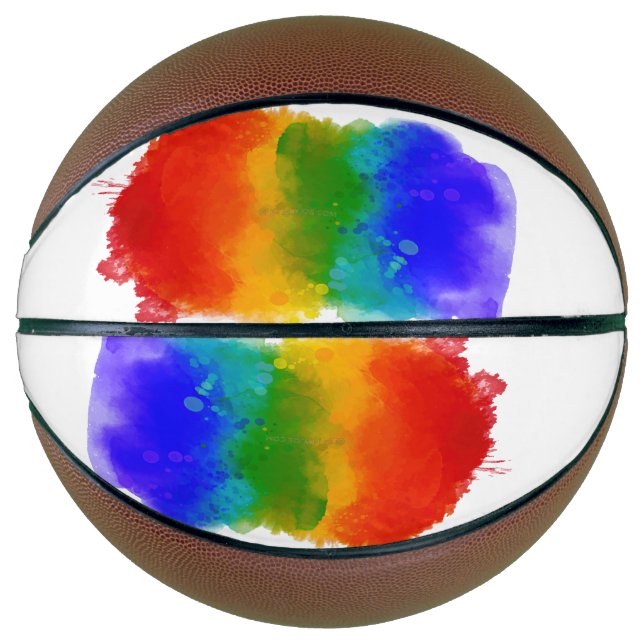 Ballon De Basket Fierté moderne de SlipperyJoe éclaboussure d'énerg (Devant)