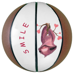 Ballon De Basket Funny Romantique Sloth Smile Basketball