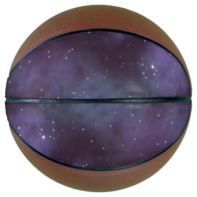 Ballon De Basket Galaxie mystique de Violet Dusty (Devant)