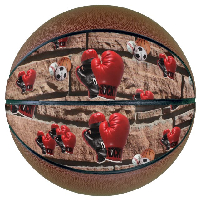 Ballon De Basket Gants de boxe de basket-ball (Devant)