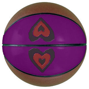 Ballon De Basket Gothique Melting Love Heart Basketballs