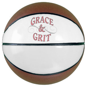 Ballon De Basket Grace & Gris en rose et gris