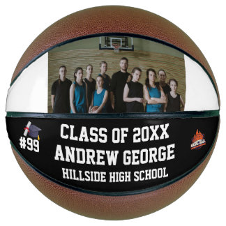 Ballon De Basket Graduation Graduate Grad Senior Night Class Of 