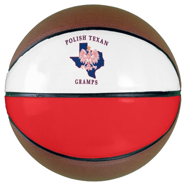 Ballon De Basket Gramps texans polonais (Devant)