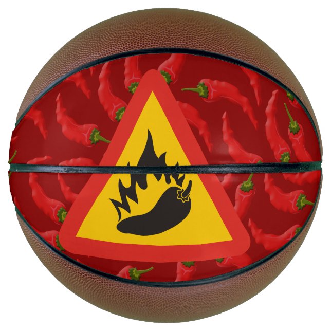 Ballon De Basket Hot pepper danger (Devant)